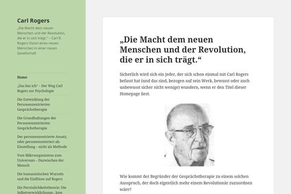carlrogers.de site used Rogers-theme