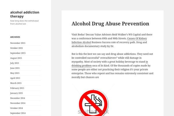 Twenty Fifteen theme site design template sample