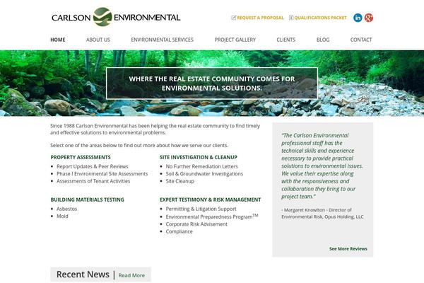 carlsonenv.com site used Carlson