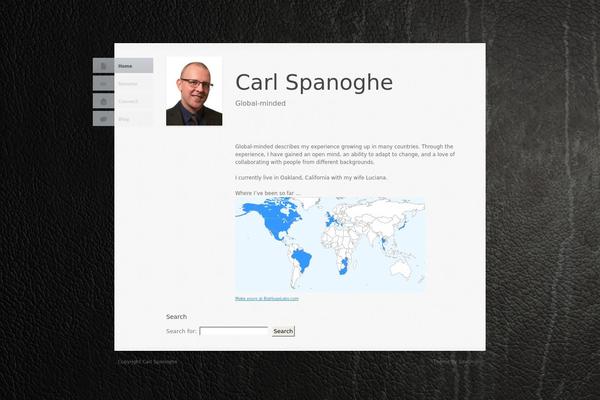 Vcard theme site design template sample