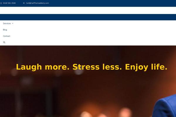 GeneratePress theme site design template sample