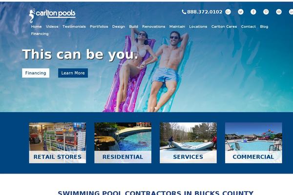 carltonpools.com site used Carlton-pools