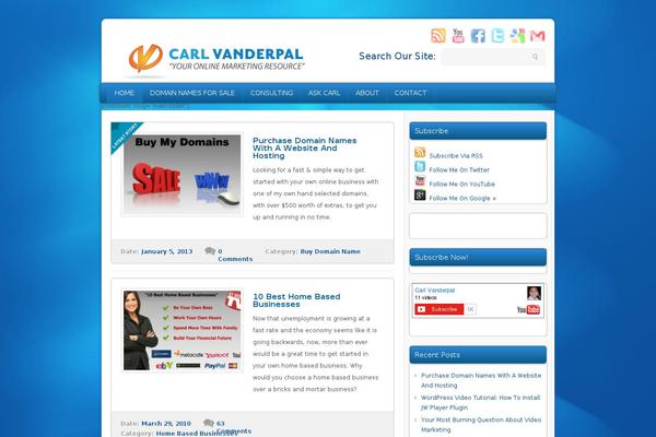 carlvanderpal.com site used Internet-marketing