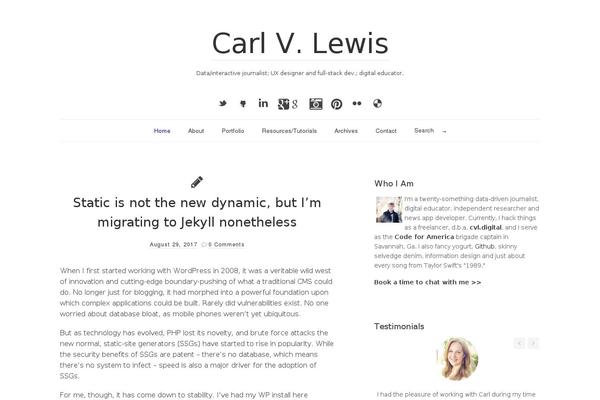 carlvlewis.net site used Read