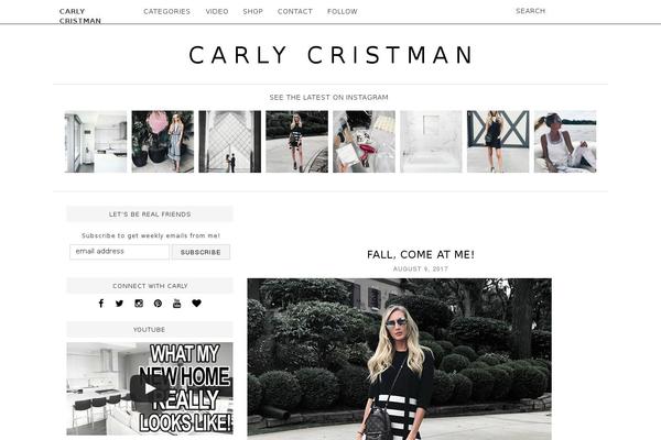 carlycristman.com site used Carly2