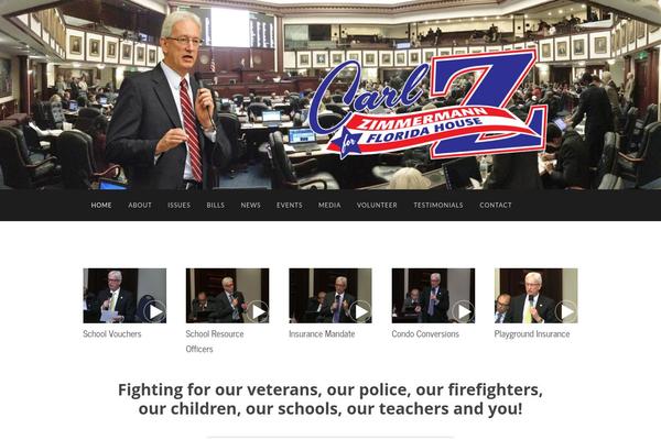 WordPress website example screenshot