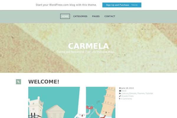 WordPress website example screenshot