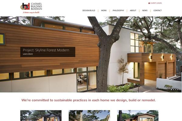 WordPress website example screenshot