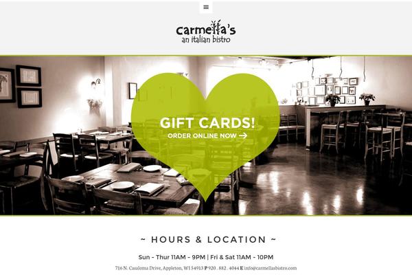 carmellasbistro.com site used Carmellas-bistro