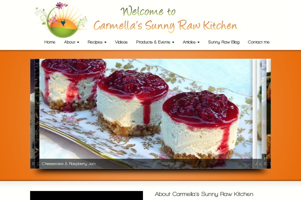 carmellassunnyrawkitchen.com site used Carmella