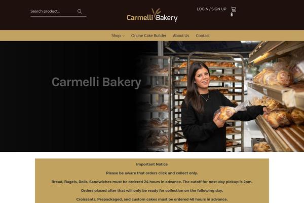 carmelli.co.uk site used Safira-child