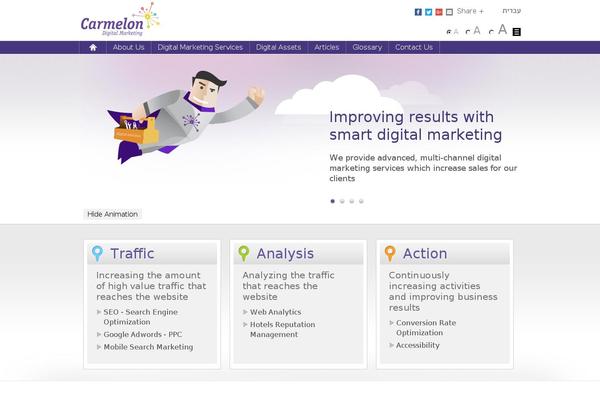 carmelon-digital.com site used Carmelon-en