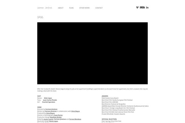carmen-jimenez.com site used Twenty Twelve