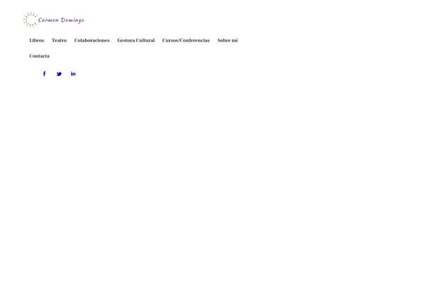 carmendomingo.com site used Writer Child