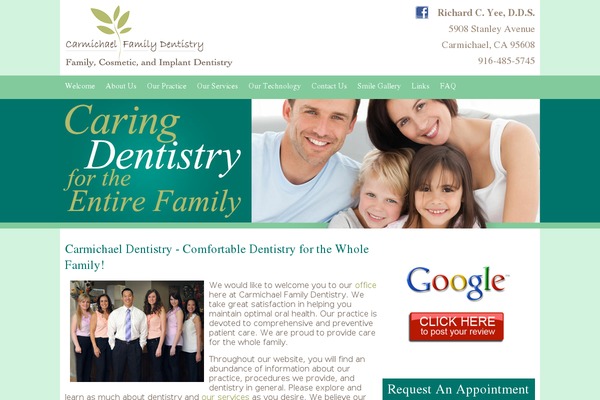 carmichaeldentistry.com site used Cfd