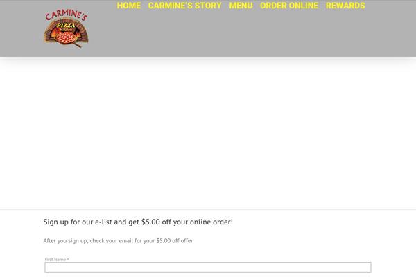 WordPress website example screenshot