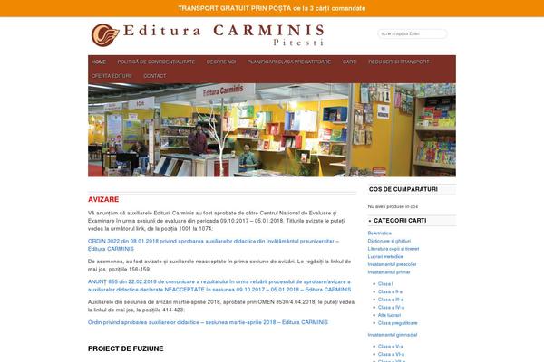 carminis.ro site used Carminis-v3