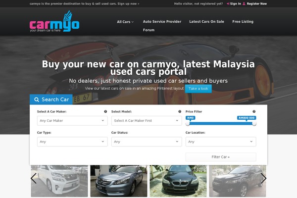 Auto Dealer theme site design template sample