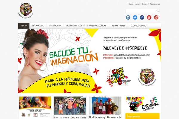 carnavaldebarranquilla.org site used Kava-child