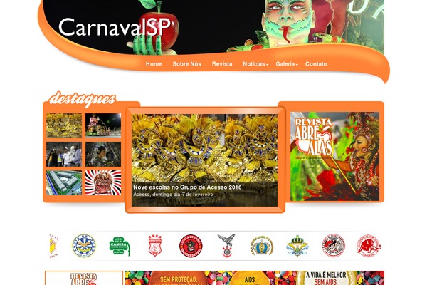 carnavalsp.tv site used Carnavalsp