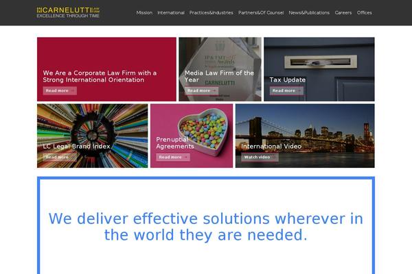carnelutti.com site used Carnelutti