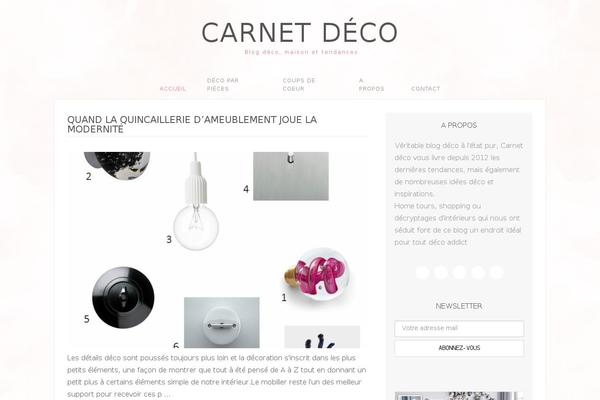 carnet-deco.fr site used Adorn