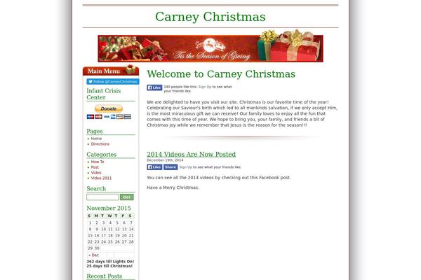 carneychristmas.com site used Christmas Gifts