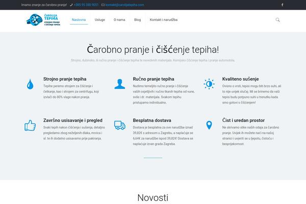 WordPress website example screenshot