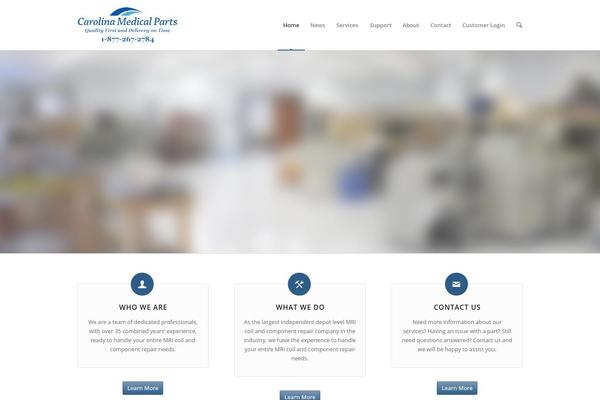 Enfold theme site design template sample