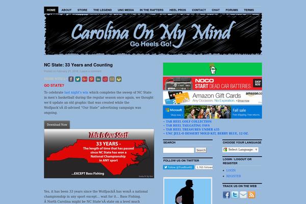 Coraline theme site design template sample