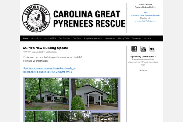 WordPress website example screenshot