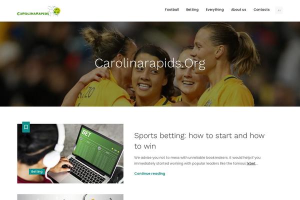 carolinarapids.org site used Radiant-business