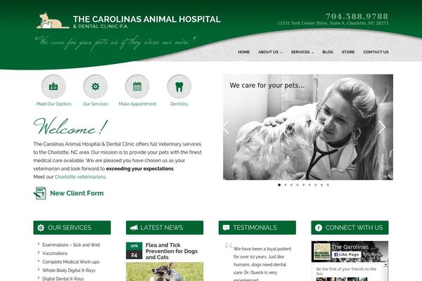 carolinasanimalhospital.com site used Cahdc