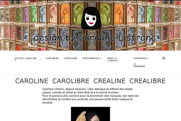 carolinelisfranc.fr site used Radcliffe-wpcom