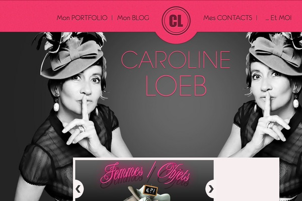 carolineloeb.fr site used Retro