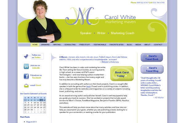 carolwhitemarketing.com site used Carolwhite