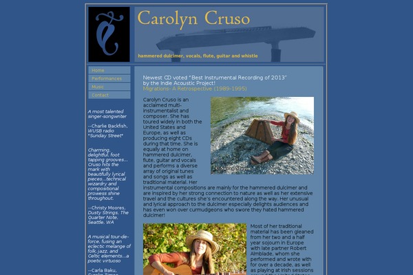 carolyncruso.com site used Carolyn