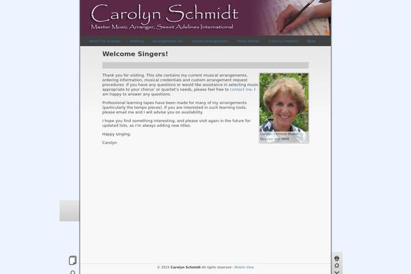 carolynschmidt.info site used Fastfood