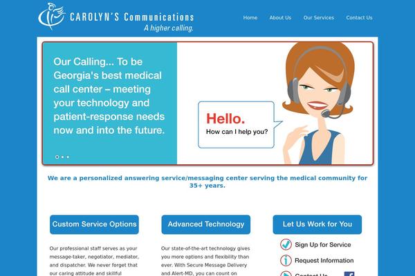 carolynscommunications.com site used Executive Pro Theme