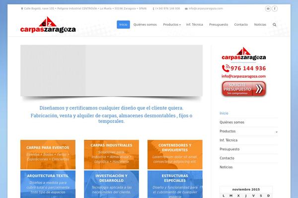 The7 theme site design template sample