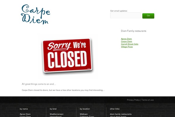 WordPress website example screenshot