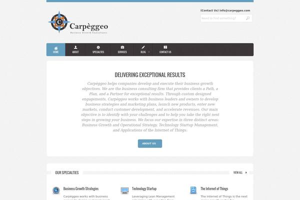 Symple theme site design template sample