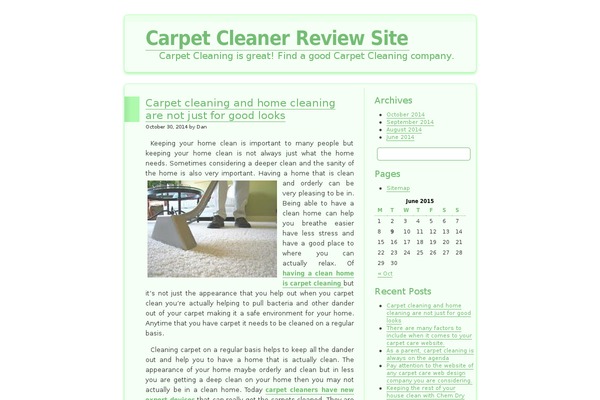 carpetcleanerreviewsite.com site used Modern-Blue