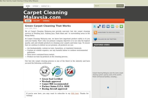 carpetcleaningmalaysia.com site used Stunning Press