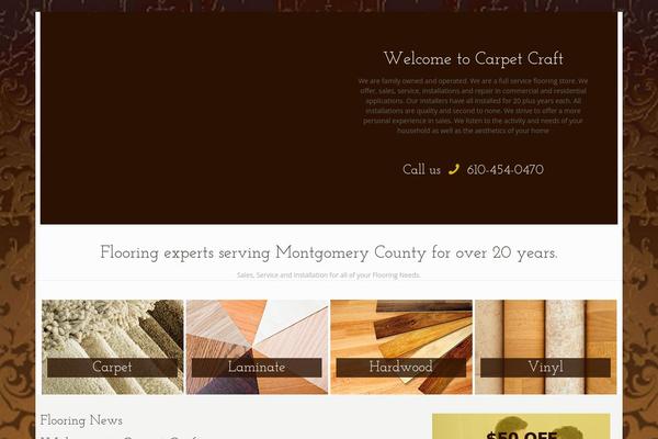 WordPress website example screenshot