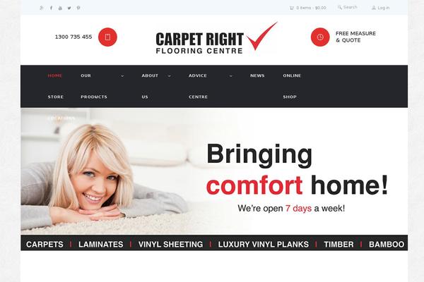 carpetright.com.au site used Extra