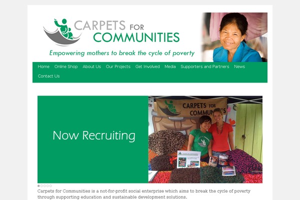 carpetsforcommunities.org site used Twentyten_cfc