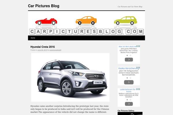 Twenty Ten theme site design template sample