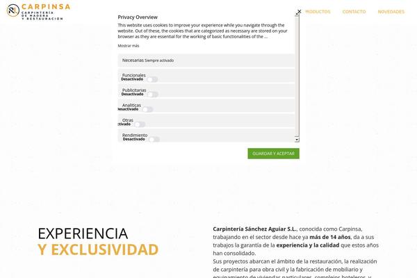 WordPress website example screenshot