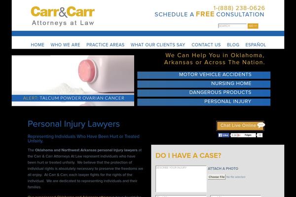 carrcarr.com site used Carr